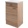 Flex-Well Classic Unterschrank 50 Cm Oslo Sonoma Eiche -Moderne Küche Verkauf 837046 4051 oslous5050