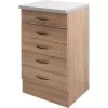 Flex-Well Classic Schubkastenunterschrank 50 Cm Oslo Sonoma Eiche -Moderne Küche Verkauf 837047 4051 oslous55050
