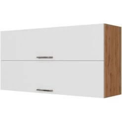 Held Möbel Klapphängeschrank Sorrento BxHxT 110 X 57 X 34 Cm Weiß-Wotaneiche