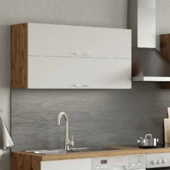 Held Möbel Klapphängeschrank Sorrento BxHxT 110 X 57 X 34 Cm Weiß-Wotaneiche -Moderne Küche Verkauf 853749 11016600 5