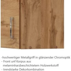 Held Möbel Eckhängeschrank Sorrento BxHxT 60 X 57 X 60 Cm Wotaneiche-Wotaneiche -Moderne Küche Verkauf 853757 11016600 8