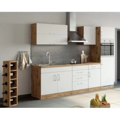 Held Möbel Unterschrank Sorrento 50 X 85 X 60 Cm Tür Schubk. + EL-B. Weiß-Wotan. -Moderne Küche Verkauf 853760 11016600 14