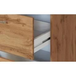 Held Möbel Auszugsschrank Sorrento 50 X 85 X 60 Cm 1 Schubk. 2 Ausz. Wotaneiche -Moderne Küche Verkauf 853782 11016600 9