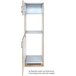 Held Möbel Ofen-Kühlschrankumbau Sorrento 60 X 200 X 60 Cm KS-Nische Wotaneiche -Moderne Küche Verkauf 853876 11016600 3