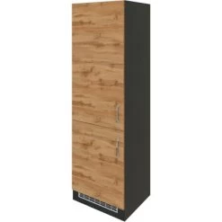 Held Möbel Kühl-Gefrierschrankumbau Sorrento B60x H200x T60 Cm Wotanei.-Grafit