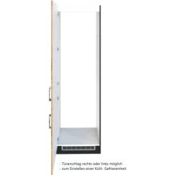 Held Möbel Kühl-Gefrierschrankumbau Sorrento B60x H200x T60 Cm Wotanei.-Grafit -Moderne Küche Verkauf 853928 11016600 3