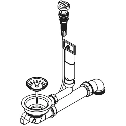 Pyramis Drehexcenter Für 1-Becken Spülen 92 Mm 2 Pyramis Drehexcenter Für 1-Becken Spülen 92 Mm