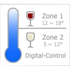 Silva Homeline Weinkühlschrank WKS 1-112 Edelstahl -Moderne Küche Verkauf 9004489002495 2254 02