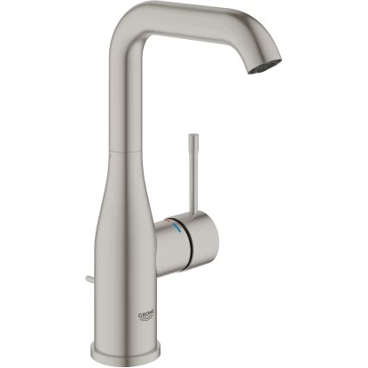 Grohe Einhand-Waschtischbatterie Essence L-Size Supersteel 3 Grohe Einhand-Waschtischbatterie Essence L-Size Supersteel