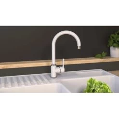 Eisl Spültischarmatur Diziani Weiß-Chrom -Moderne Küche Verkauf armaturdizianiweisschrom 6