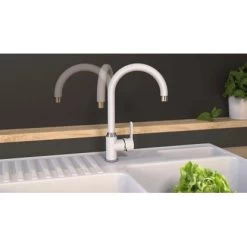 Eisl Spültischarmatur Diziani Weiß-Chrom -Moderne Küche Verkauf armaturdizianiweisschrom 7