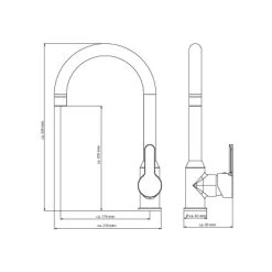 Eisl Spültischarmatur Diziani Weiß-Chrom -Moderne Küche Verkauf izianiweisschrom Zeichnung