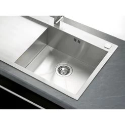 OBI Einbauspüle Quadra Basic 100 Edelstahl Eckig -Moderne Küche Verkauf puele Quadra Basic 100NR 3